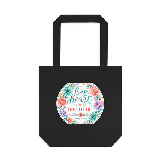 The Lord called his people Zion, because they — Moses 7:18 Canvas Tote