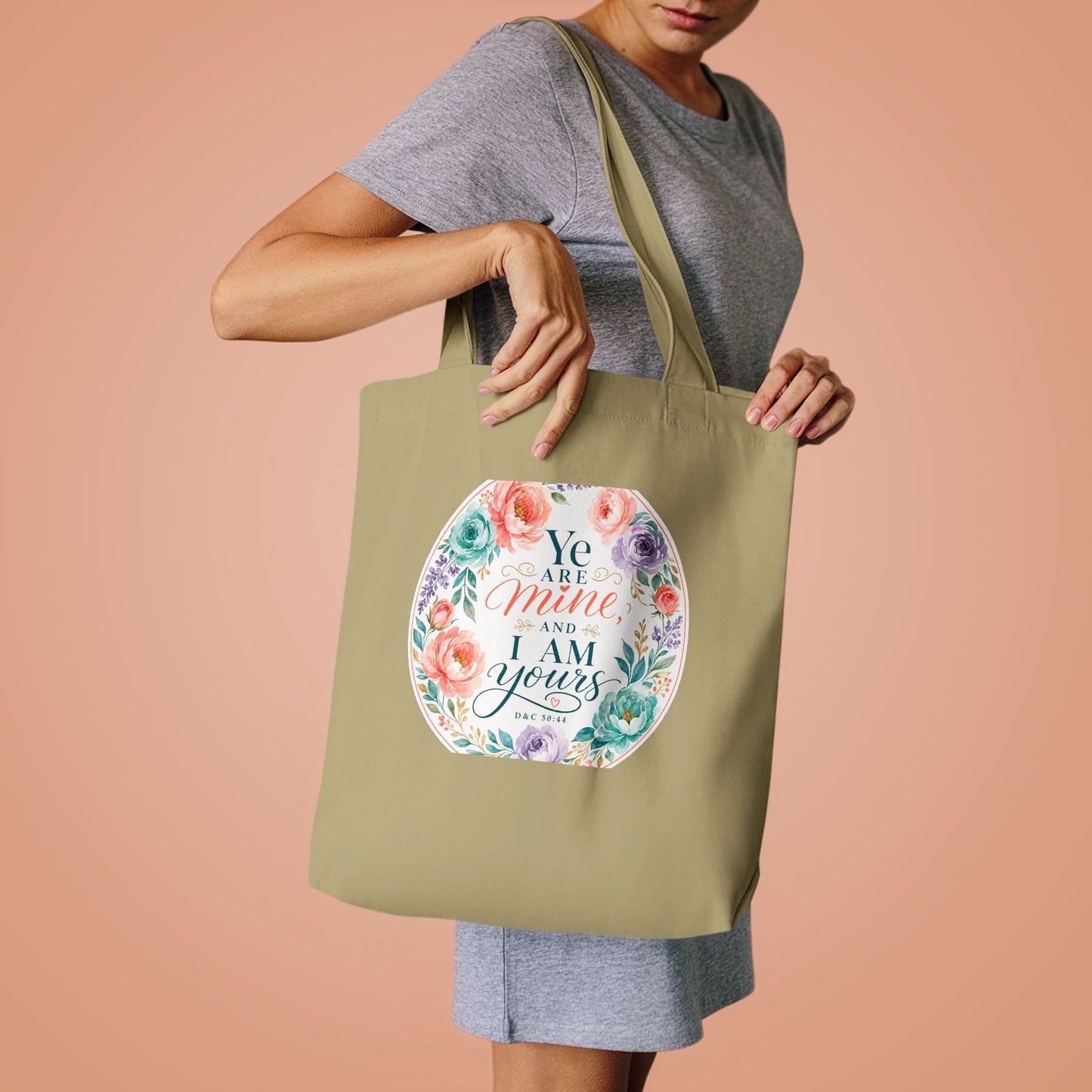 I am in your midst and I am the good shepherd — D&C 50:44 Canvas Tote