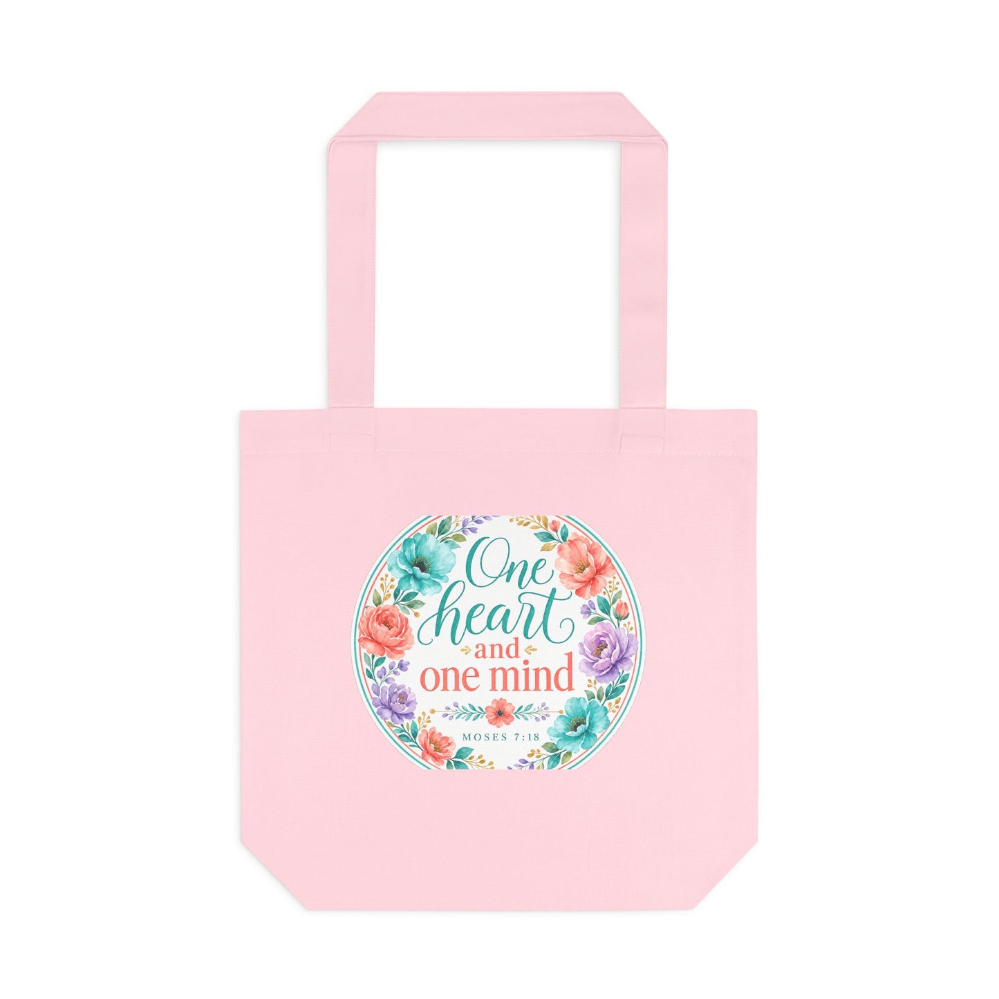 The Lord called his people Zion, because they — Moses 7:18 Canvas Tote