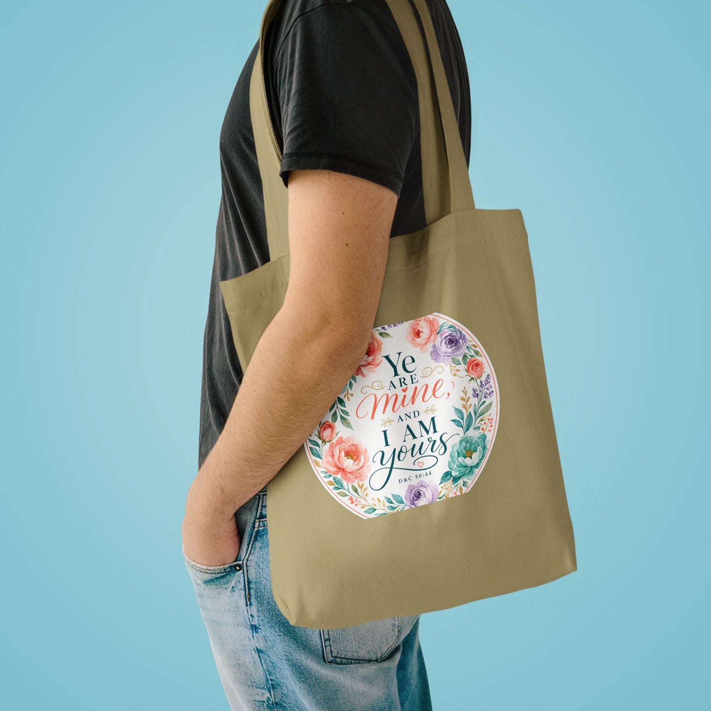 I am in your midst and I am the good shepherd — D&C 50:44 Canvas Tote
