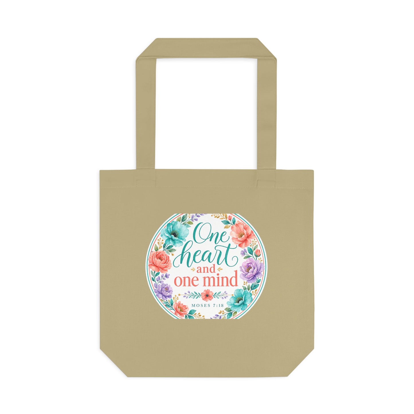 The Lord called his people Zion, because they — Moses 7:18 Canvas Tote
