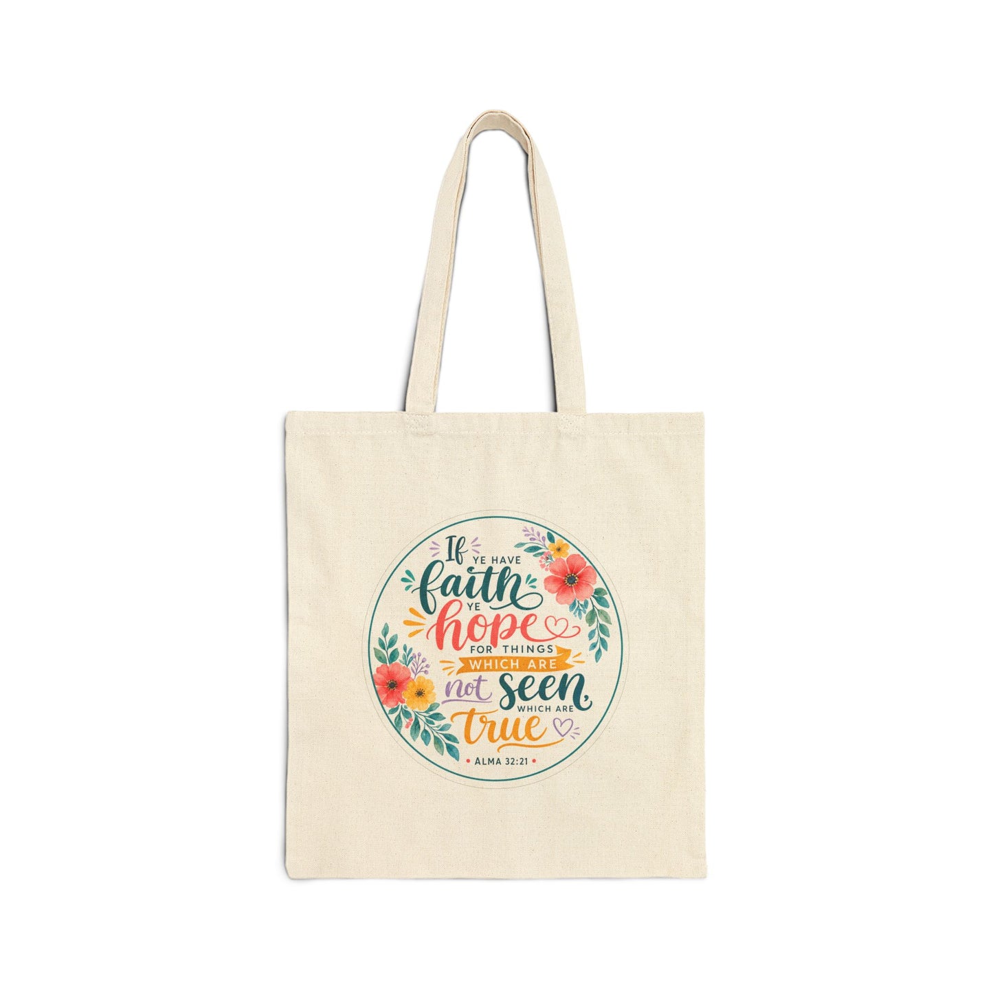 Cotton Canvas Tote Bag