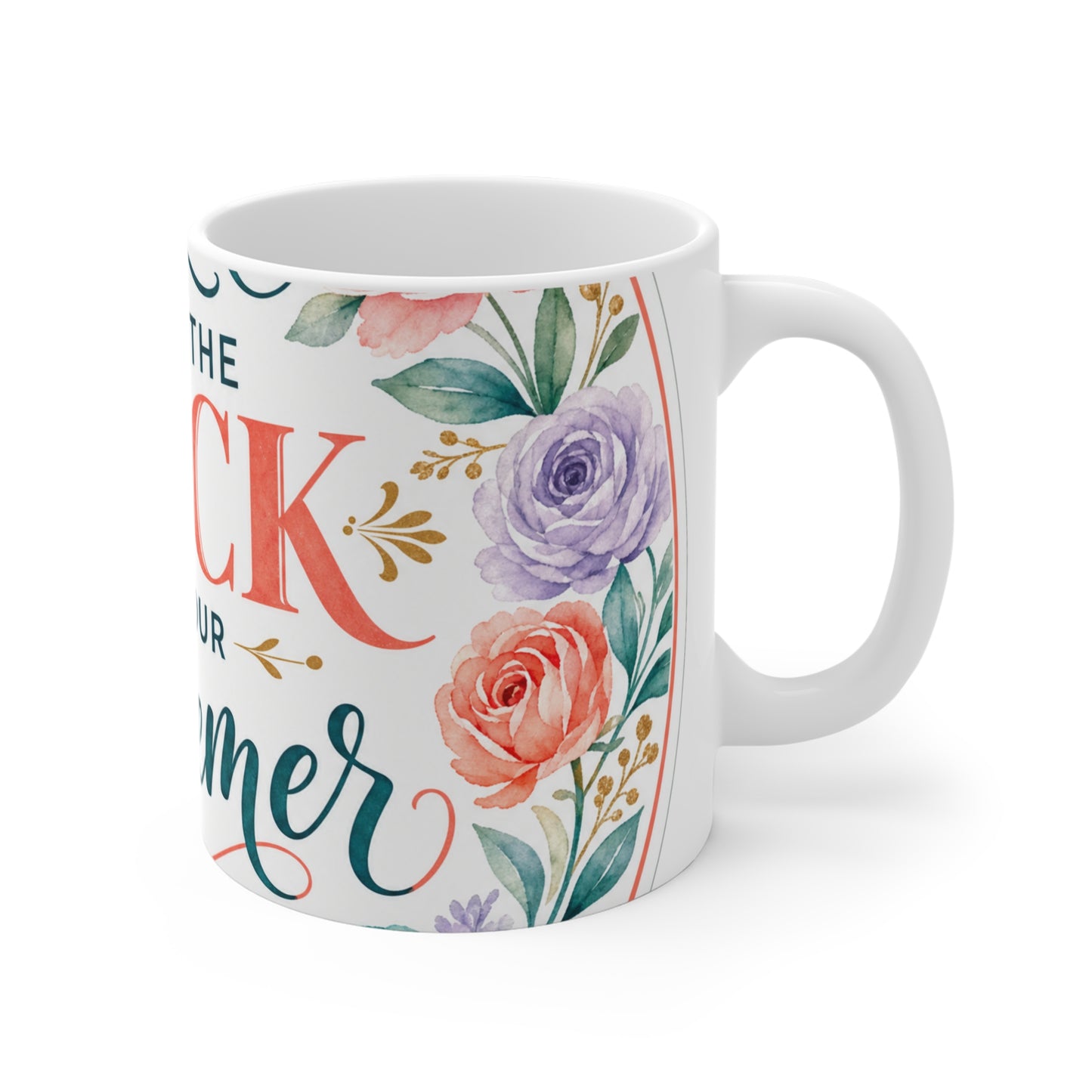 Build your foundation upon the rock of our Re — Helaman 5:12 Scripture Mug