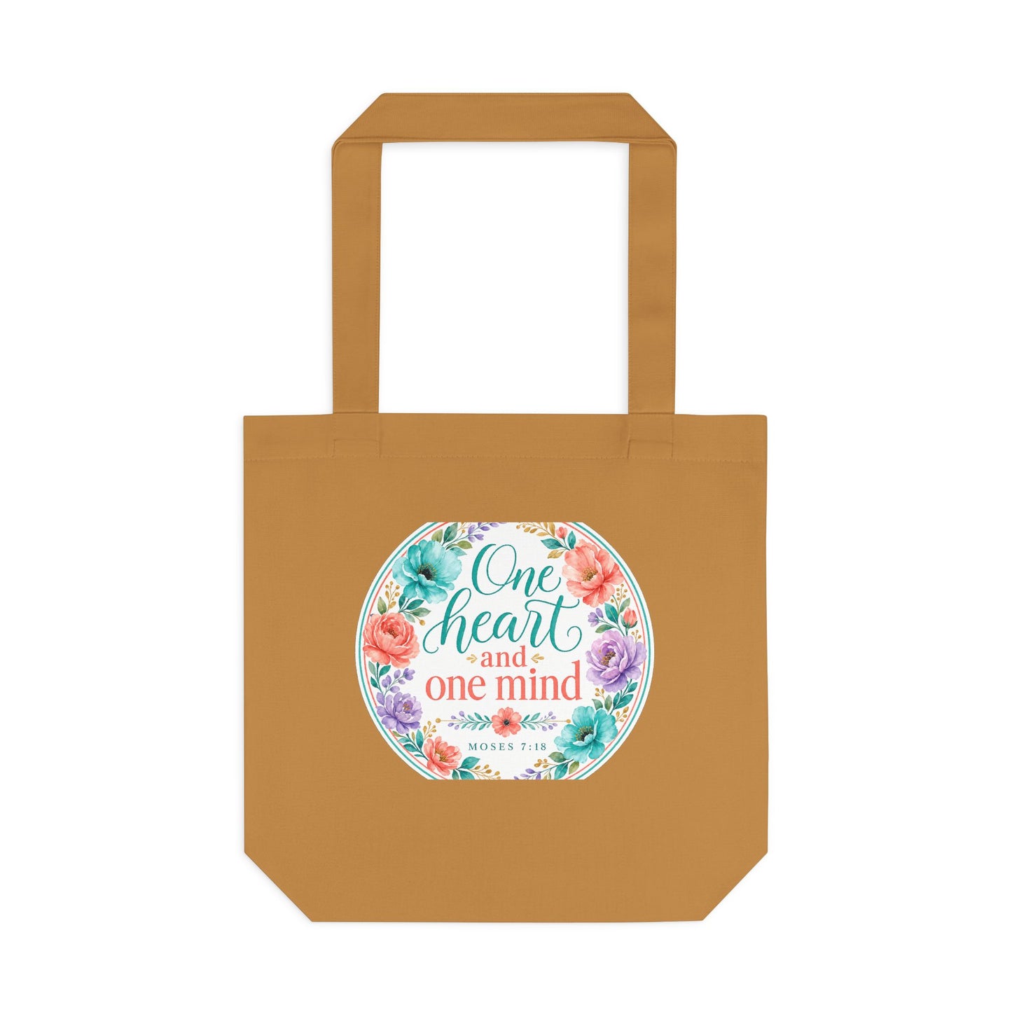 The Lord called his people Zion, because they — Moses 7:18 Canvas Tote