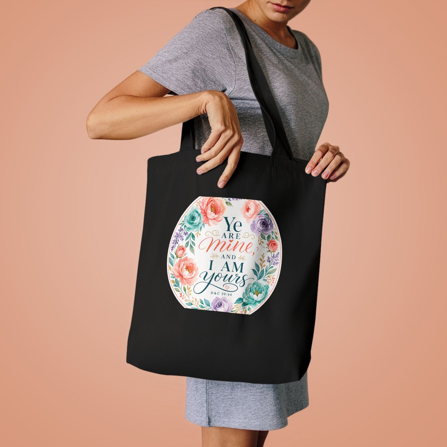 I am in your midst and I am the good shepherd — D&C 50:44 Canvas Tote