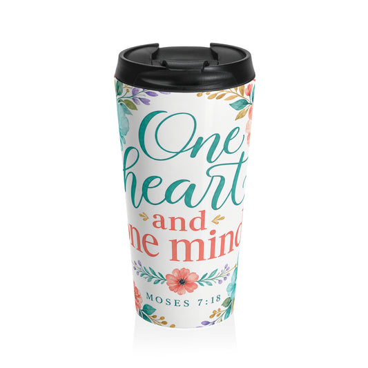 The Lord called his people Zion, because they — Moses 7:18 Travel Mug