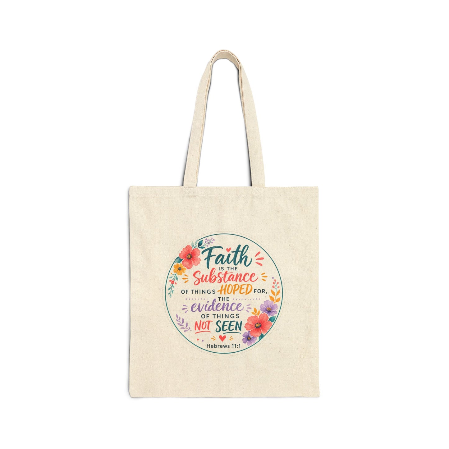 Cotton Canvas Tote Bag