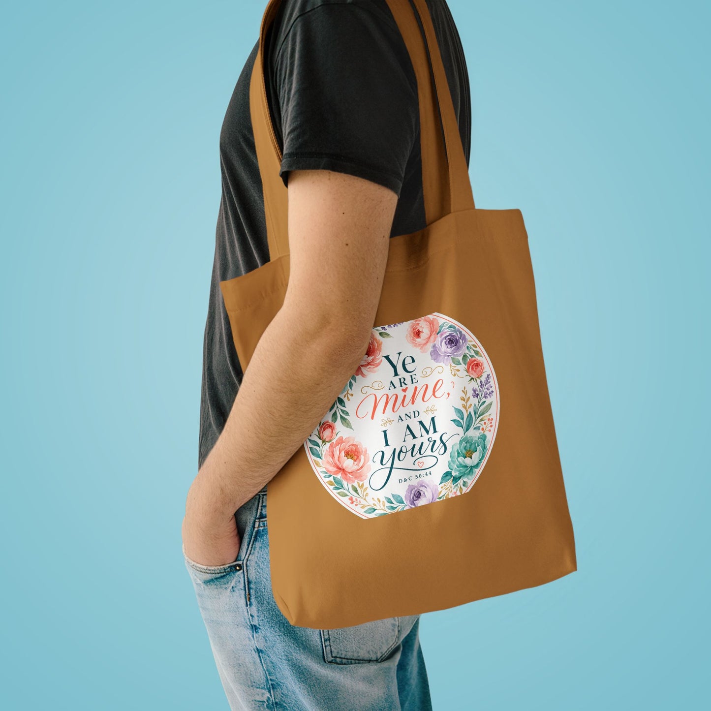 I am in your midst and I am the good shepherd — D&C 50:44 Canvas Tote