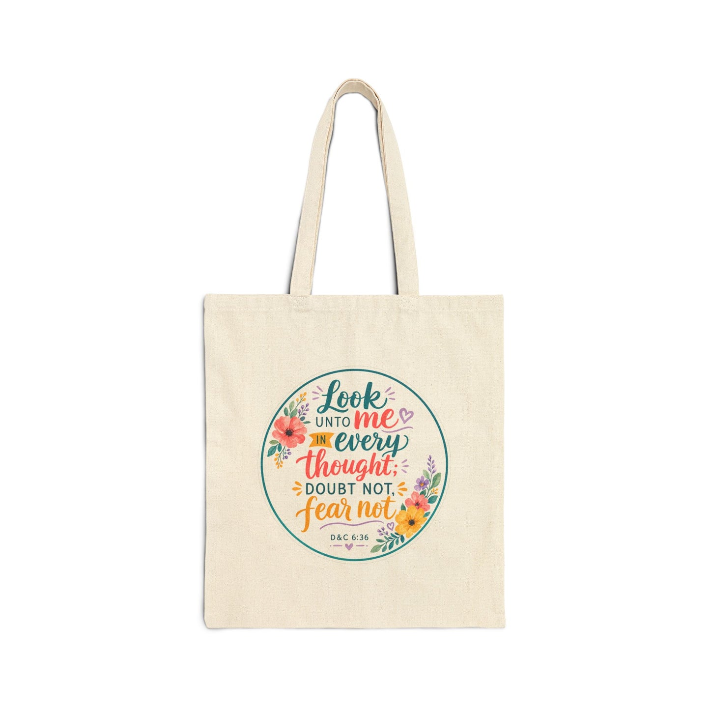 Cotton Canvas Tote Bag