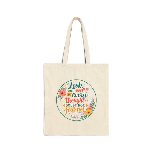 Cotton Canvas Tote Bag