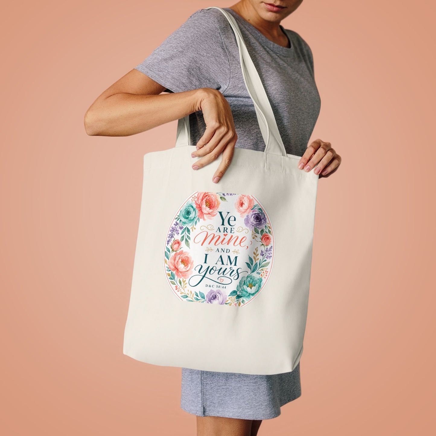 I am in your midst and I am the good shepherd — D&C 50:44 Canvas Tote